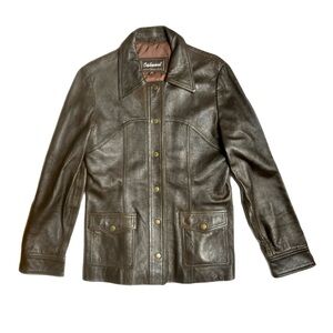 Men's Brown Leather Jacket